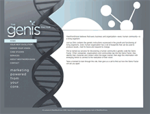 Tablet Screenshot of genisfactor.com